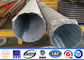 15m 450daN Bitumen Diameter 100mm-300mm Electric Galvanized Steel Pole pemasok