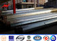 5 mm Thickness Galvanized Steel Power Line Pole With 50 Years Life Time pemasok