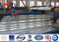 Power Distribution Line Steel Transmission Poles +/- 2% Tolerance ISO Approval pemasok
