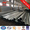 Medium Voltage Line 4mm Thickness Galvanized Steel Pole With Earth Rod Accessories pemasok