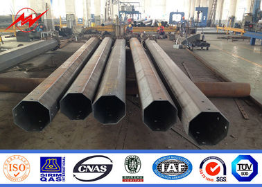 11m 15m 20m Galvanized Electric Pole Steel Lebih dari 20 Tahun Umur pemasok