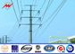 24m Galvanized Steel Transmission Poles With Electrical Power Step Bolts Accessories pemasok
