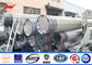 11M 2.5KN Octagonal Galvanized Steel Pole Bitumen Surface 34.5 KV Power Line Pole pemasok