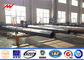 14m Conical Tubular Galvanized Steel Pole With 2.5m Length Cross Arm pemasok