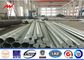Galvanized Utility Power Poles with face to face joint mode / nsert mode pemasok