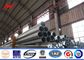 Galvanized Utility Power Poles with face to face joint mode / nsert mode pemasok