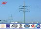 11.8m - 1250dan Electricity Pole Galvanized Steel Pole 14m For Electric Line pemasok