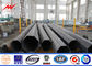 Hot Dip Galvanized Utility Power Electrical Transmission Poles With Accessories pemasok