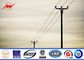Medium Voltage Galvanized Power Transmission Poles For Electrical Project pemasok