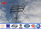 2.5MM 30m 500kv Monopole Antenna Tower Untuk Jalur Distribusi pemasok