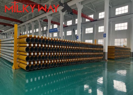 20-40m Steel Pole Transmission Line dengan Hot Dip Galvanization dari 80-100μm pemasok
