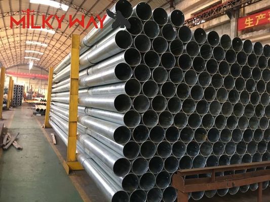 33kv Transmission Line Steel Utility Pole Untuk Proyek Konstruksi Lini Listrik pemasok