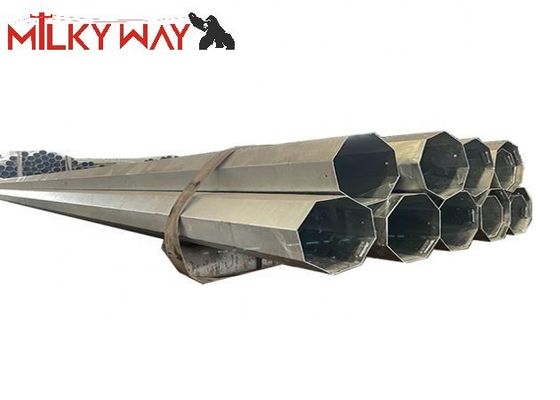 80FT 90FT 1400kg bitumen tiang listrik 5mm untuk transmisi listrik pemasok