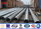 15m Galvanized Steel Tiang Listrik Kolom Power Line Persetujuan Iso pemasok