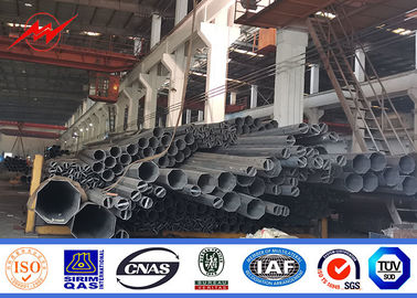 Panjang 14m 15m tiang listrik Q355 Hot Rolled Steel pemasok