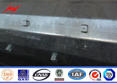 2.5kn-200kn Steel Power Pole Hot Dip Galvanized Untuk Transmisi Daya pemasok