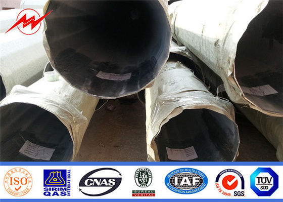 Panjang 14m 15m tiang listrik Q355 Hot Rolled Steel pemasok