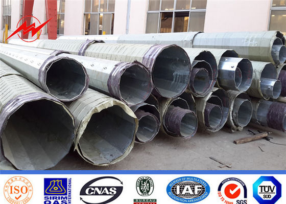 Panjang 14m 15m tiang listrik Q355 Hot Rolled Steel pemasok