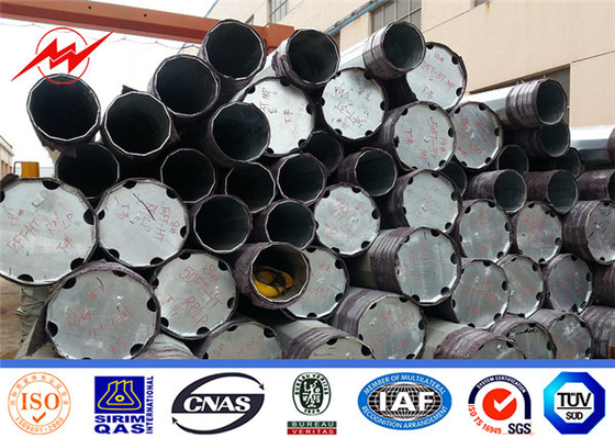 20m 24kn Filipina Steel Electric Pole Hot Dip Galvanized pemasok