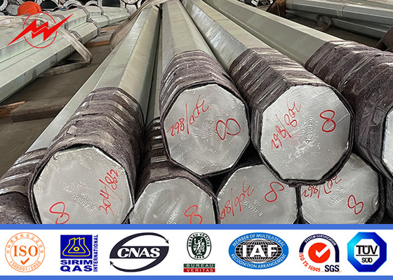 Hot Dip Galvanized Power Transmission Poles dengan Teknik Pengelasan Arkus Renang Otomatis Konstruksi tahan lama pemasok