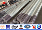 ASTM A 123 Steel Pole 10m 11.8m 13m 14m 20m 5-50KN Untuk konstruksi pemasok