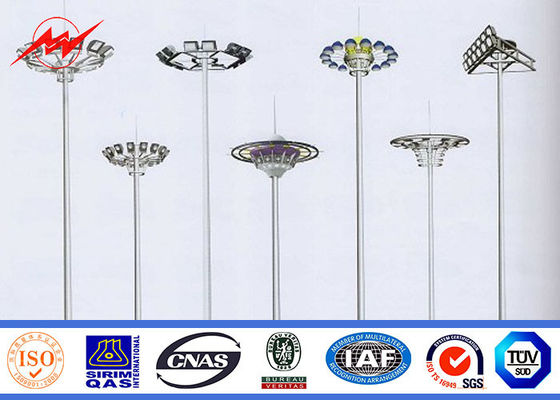 Menara High Mast Tinggi 30M Tower LED Flood Light Pole ith 1000W HPS Lamp