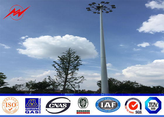 Menara High Mast Tinggi 30M Tower LED Flood Light Pole ith 1000W HPS Lamp