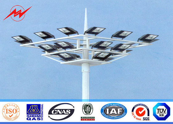 Menara High Mast Tinggi 30M Tower LED Flood Light Pole ith 1000W HPS Lamp