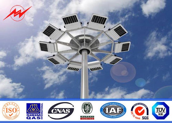 Menara High Mast Tinggi 30M Tower LED Flood Light Pole ith 1000W HPS Lamp