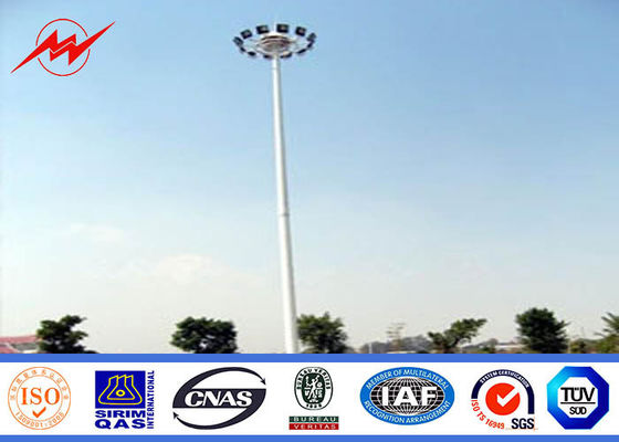 Airport Outdoor 25M 6 Lamps High Mast Pole with Lifting System