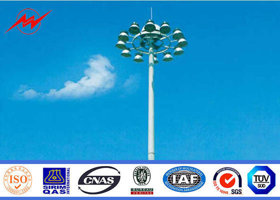 Airport Outdoor 25M 6 Lamps High Mast Pole with Lifting System