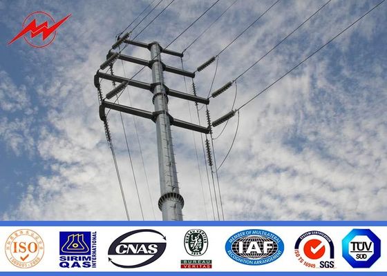 132KV galvanisasi panas tiang listrik untuk jalur listrik