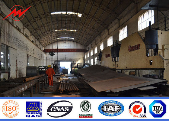 Tiang baja galvanis tiang tunggal berukuran 11m untuk penerangan taman