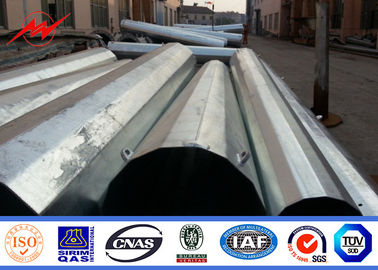 Customized Steel Tubular Pole Untuk Overhead Proyek Power Transmission Pole Gr 65 11m 33kv