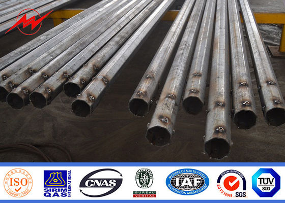 Single Arm 15M Galvanized Steel PolePainting for High Way Lighting