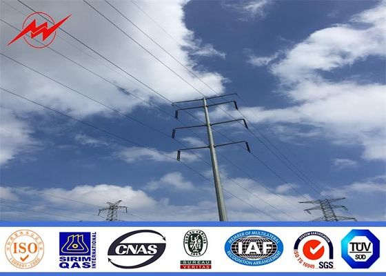 33kv transmission line electrical power pole steel pole tower