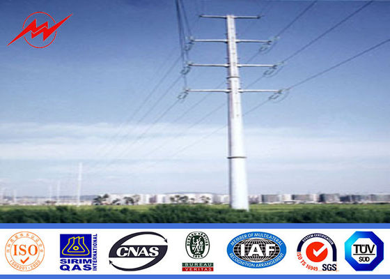 Electricity pole steel electric power poles Steel Utility Pole with cross arms