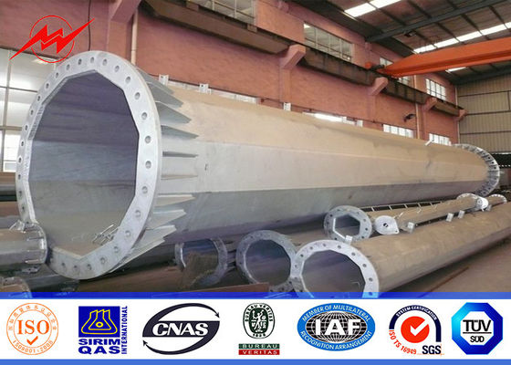 Steel Galvanzied Electric Power Pole for 345KV Transmission Line