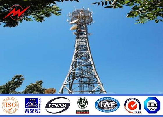 High Voltage Galvanized Steel Electric Monopole Telecommunication Tower