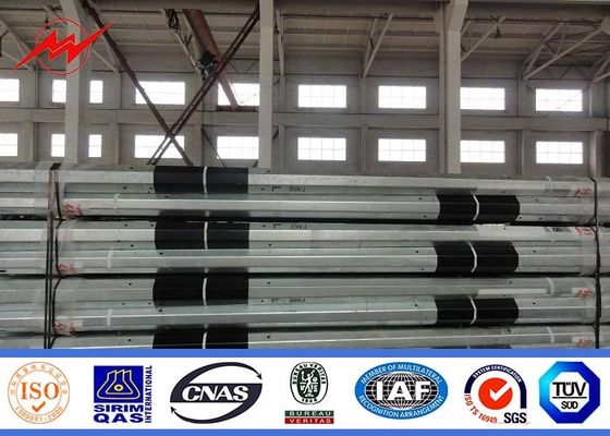 25FT Electrical Power Galvanized Steel Pole Against 8 Grade Earthquake