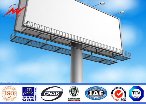 Anticorrosive 3 in1 Round LED Outdoor Billboard Advertising With Backlighting 8m