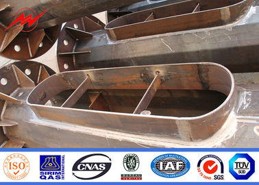 30m 35m Kekuatan Bantalan Tinggi tiang listrik untuk kondisi angin