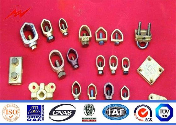 Weld Copper Ground Rod Threaded 1000mm 1200mm 1500mm Copper Earth Rod With Accessories