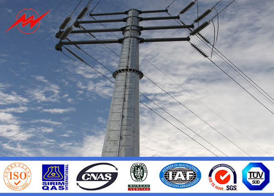 110kv Steel Utility Pole Electric Light Pole For Electrical Dsitribution Line