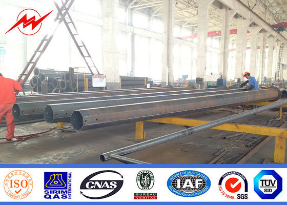 40FT Electrical Power Pole For Power Transmission Line Exported To Philippines