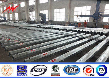 Hot Dip Galvanized Steel Transmission Power Pole Dengan Sertifikat ISO9001