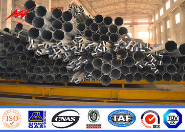 Polygonal Shafts Electrical Power Pole dengan Powder Coating opsional