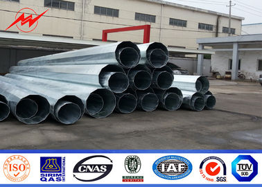 Hot Dip Galvanized Q345 GR65 tiang listrik untuk umur panjang dan ketahanan korosi