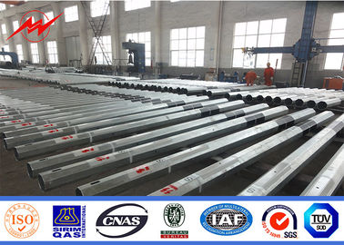 10MM Galvanized Distribution Metal Utility Poles 69kv Tradisional Filipina