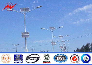 S500MC Curved 6m - 14 M Galvanized Street Light Pole Dengan Ketebalan 3mm